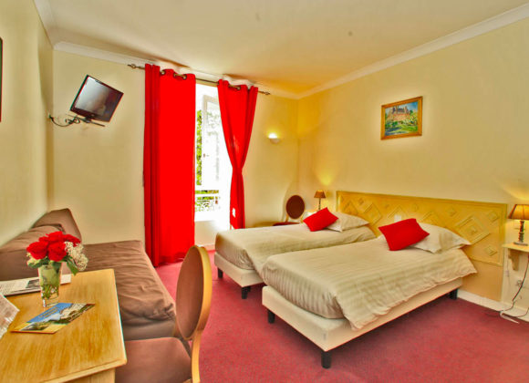Chambre supérieure familiale, au Grand Hôtel des Bains